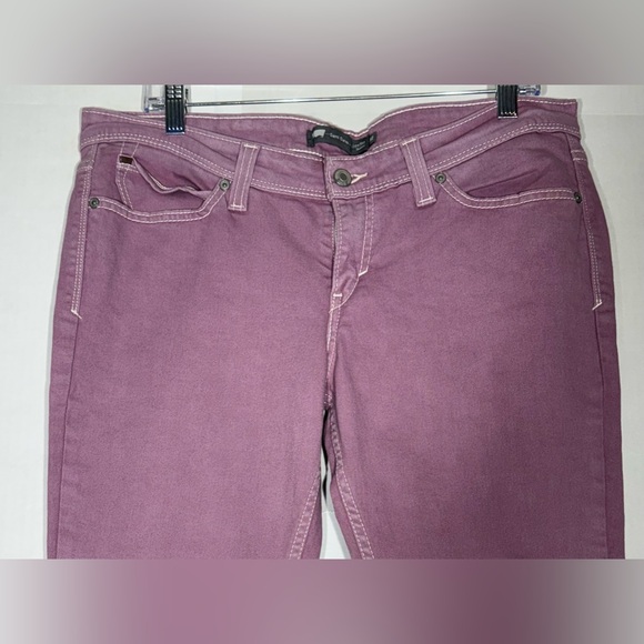 Levi's Demi Curve Low Rise Skinny Jeans Purple Women's Size W32xL32 - Picture 2 of 13